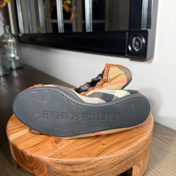 Burberry โHouse Checkโ Ballet Flats โ Size 37 - Picture 10 of 12